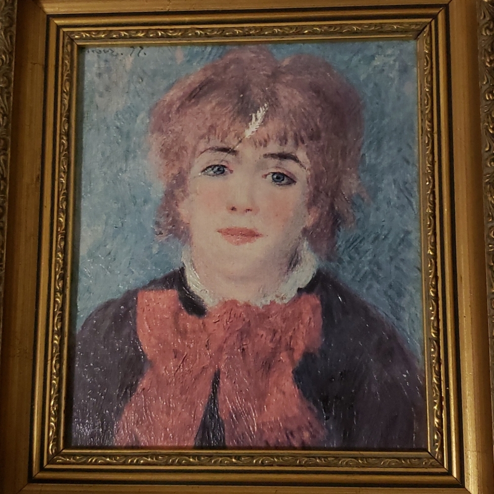 Ritratto di jeanne samary by Renoir